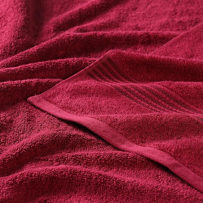 Superior Egyptian Cotton 2-Piece Bath Sheet Towel Set, Oversized Body Towels - Image 4