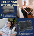 Zyllion Shiatsu Back and Neck Massager - Image 3