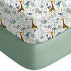 Yoofoss Baby Crib Sheets for Boys Girls, Fitted Crib Sheet 2 Pack for Standard by YOOFOSS