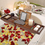 Temple Spring Bamboo Bathtub Tray Caddy - Image 7