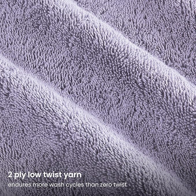 BIOWEAVES 100% Organic Cotton Bath Towel Set | 700 GSM Plush 6-Piece Premium - Image 4