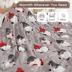 LaffyLo Heated Throw Blanket 50 x 60, Fast Heating Electric Blanket, Dual-Sided - Image 2