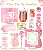 Birthday Gifts Basket for Women Mom Her Sister Grandma, Get Well Self Care Gift - Image 3