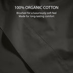 Lane Linen 100% Organic Cotton Queen Size Flat Sheet Only - Image 5