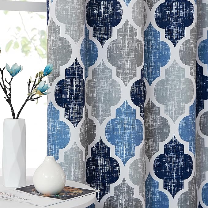 Beauoop 100% Blackout Curtains 54 Inches Long 2 Panels - Image 5