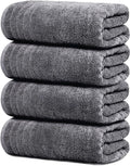 Tens Towels Pack of 4 Extra Large Bath Towels 30 x 60 Inches, 100% Cotton by TensTowels