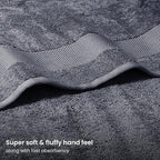 BIOWEAVES 100% Organic Cotton Bath Sheet Set of 2 | Soft Oversized Bath Towels - Image 3