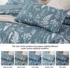 JANZAA Quilts Queen Size Bed Spread Botanical 3 Pieces Quilts Queen Size Sets - Image 3