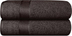 GLAMBURG 700 GSM Premium 2-Pack Oversized Extra Large Bath Sheet Set by GLAMBURG
