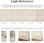 Light Brown Runner Rug 3x10 Hallway Machine Washable Kitchen Vintage Distressed - Image 2