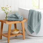 Springtree Home 100% Cotton Bath Towel Set of 4 | Super Soft & Absorbent - Image 6