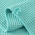 MICROFI Microfiber Waffle Bath Towels, 4 Pieces, Fast Drying, Lint Free 430 GSM - Image 3