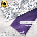 Lavender Eye Pillow for Relaxation, Sleep – Weighted Eye Mask for Headache - Image 7