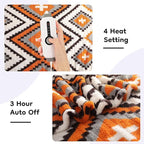 LaffyLo Heated Throw Blanket 50 x 60, Fast Heating Electric Blanket, Dual-Sided - Image 4