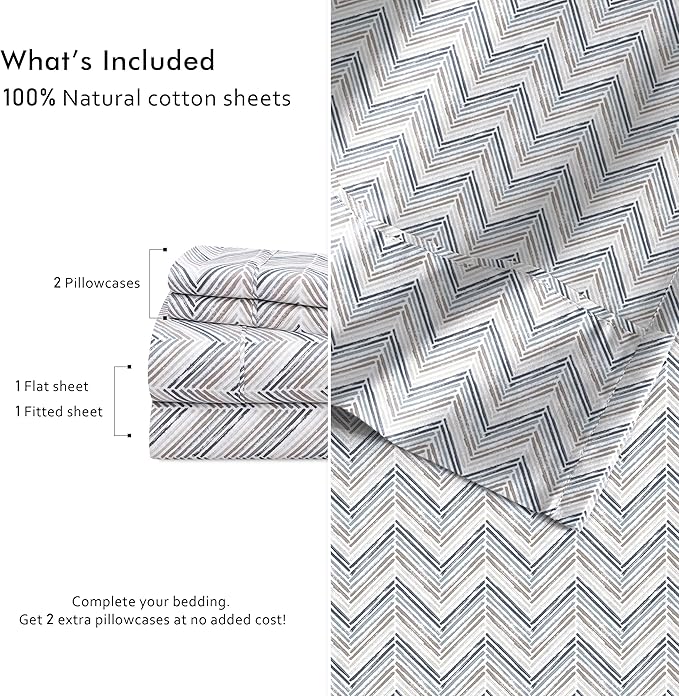 RUVANTI 4 Pcs Cotton Sheets - Image 4