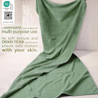 Cotton Paradise 100% Cotton 40x80 Oversized Bath Sheet, Extra Large Turkish - Image 3