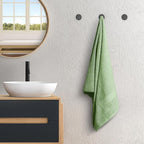 Avalon Towels Green Bath Towels Set of 4 pcs, 100% Cotton Towel Absorbent and - Image 4