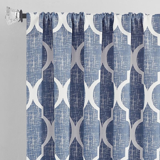 Beauoop 100% Blackout Curtains 63 Inches Long 2 Panels - Image 2