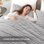 Smoofy Fluffy King Size Comforter Set 3 Pieces - Image 6
