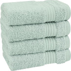 Cotton Paradise 100% Cotton Turkish Washcloth Set - Image 3