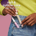 Ceramic Cuticle Pusher & Oil Pen, 2ml Grape Scented Nail Care Pen, Gentle - Image 8