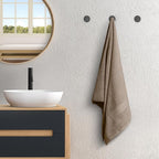 Avalon Towels Beige Bath Towels Set of 4 pcs, 100% Cotton Towel Absorbent and - Image 4