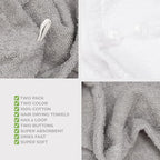 American Soft Linen 100% Cotton Hair Towels - Image 6