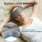 Sleep Eye Mask for Men Women, Sleeping Mask for Side Sleeper, Travel Blackout - Image 5