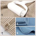 POLYTE 430 GSM Microfiber Oversize Quick Dry Lint Free Bath Towel, 60 x 30 in - Image 4