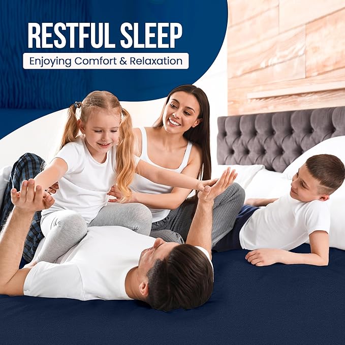 Full Size Mattress Protector Waterproof, Premium 200 GSM Terry Mattress Cover - Image 7