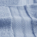 Modern Threads 4-Pack SpunLoft Bath Sheet Blue 35x66 - Image 6