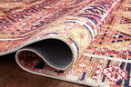 Loloi Layla Collection LAY-15 Magenta/Multi 2'-3" x 3'-9" .13" Thick Accent Rug - Image 6