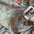mixinni Vintage Style Garden Flower Duvet Cover Set - Image 7