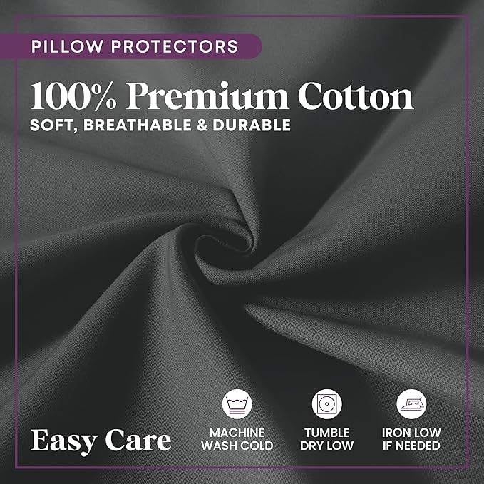 CirclesHome Pillow Protectors Single Pack Body Zippered - Image 5