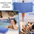 Microfiber Waffle Bath Towels, 4 Pieces, Fast Drying, Lint Free 430 GSM - Image 7