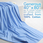 American Soft Linen 100% Cotton 600 GSM Turkish 40x80 Oversized Bath Towel Sheet - Image 2