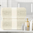 White Classic Luxury Soft Ivory Bath Sheet Towels - Image 5