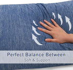 DWCN Memory Foam Body Pillow – Cooling Breathable & Supportive Full Length - Image 3