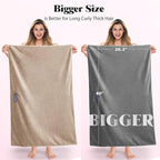 MABAO 2 Pack Microfiber Hair Towel Wrap - Image 2