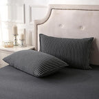 PURE ERA Jersey Knit Duvet Cover Set 100% T-Shirt Heather Cotton Super Soft - Image 8