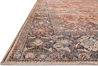 Loloi Layla Collection LAY-02 Spice/Marine 9'-0" x 12'-0" .13" Thick Area Rug - Image 7