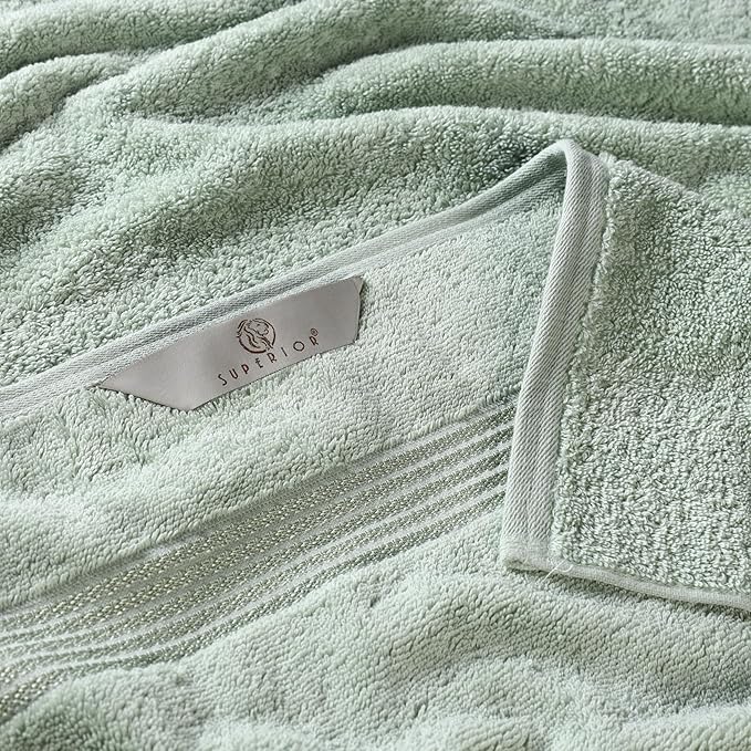 Superior Egyptian Cotton 2-Piece Bath Sheet Towel Set, Oversized Body Towels - Image 5