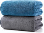 Lumimi 2 Pack Premium Microfiber Bath Towels by Lumimi