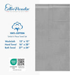 Cotton Paradise 6 Piece Towel Set 100% Cotton Soft Absorbent Turkish Towels - Image 4