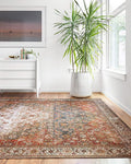 Loloi Layla Collection LAY-05 Ocean/Multi 9'-0" x 12'-0" .13" Thick Area Rug by Loloi