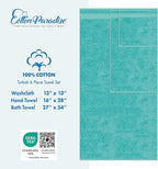 Cotton Paradise 6 Piece Towel Set 100% Cotton Soft Absorbent Turkish Towels - Image 4