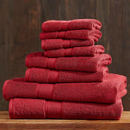 Madison Park 800GSM Bathroom Towel Set of 8 100% Cotton Bath Towel Set by MADISONPARK