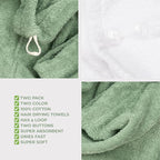 American Soft Linen 100% Cotton Hair Towels - Image 6