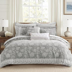 Levtex Home Adare Grey Reversible King/Cal King Comforter Set - Image 2