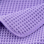 POLYTE 430 GSM Microfiber Quick Dry Lint Free Oversize Bath Towel Set, 6 Piece - Image 7